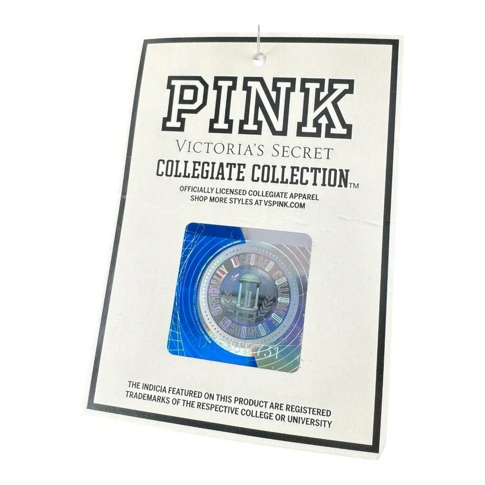 Pink Victoria's Secret 5th & Ocean Michigan State Spartans ½ Zip Women's L‎ NWT - Picture 8 of 8